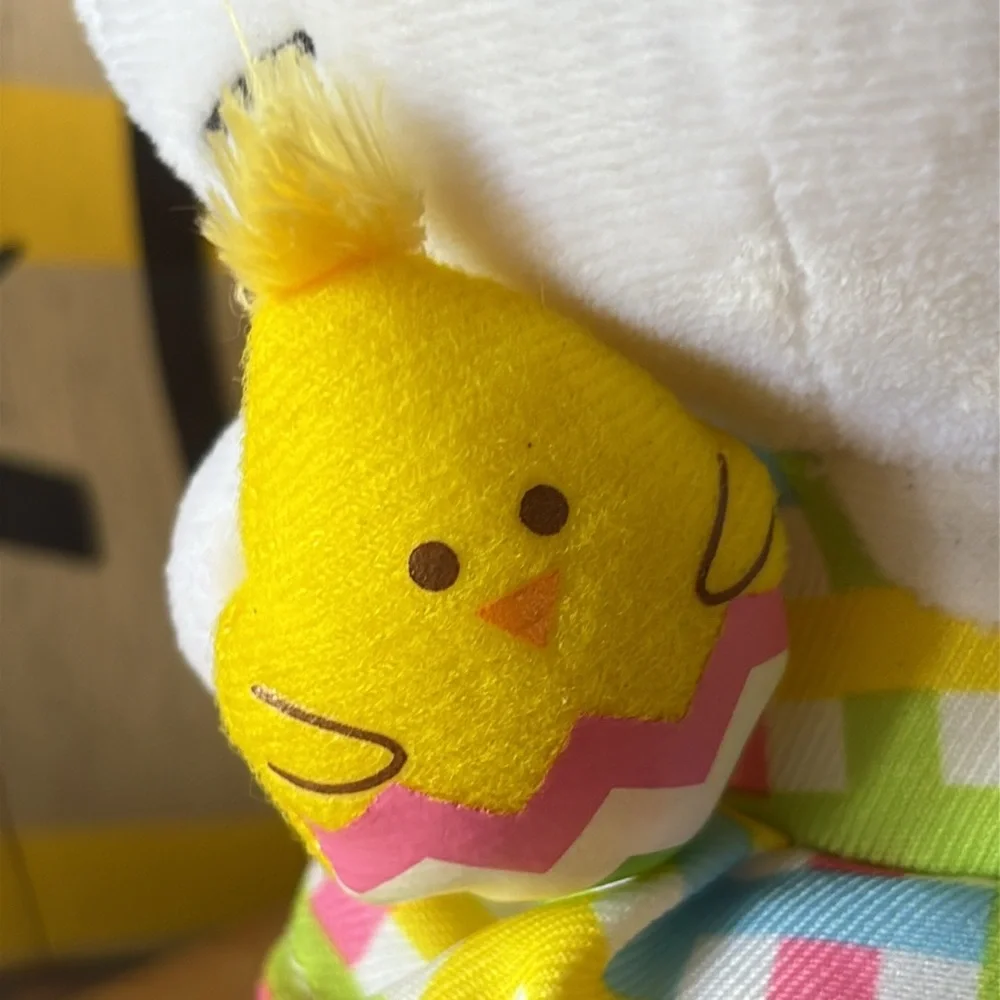 Ty Hello Kitty Sanrio Plush Holding Baby Chick 🐤 - Picture 10 of 14